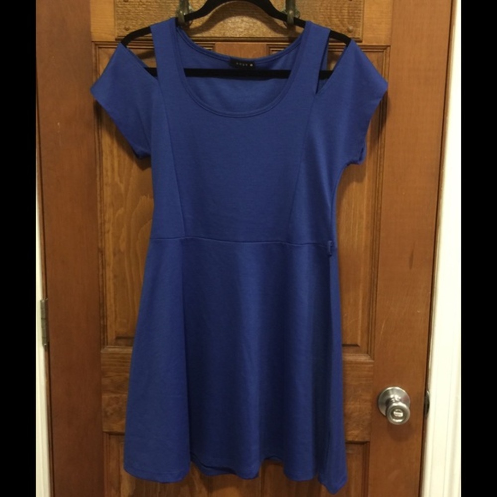 Dress with Shoulder Cut Outs